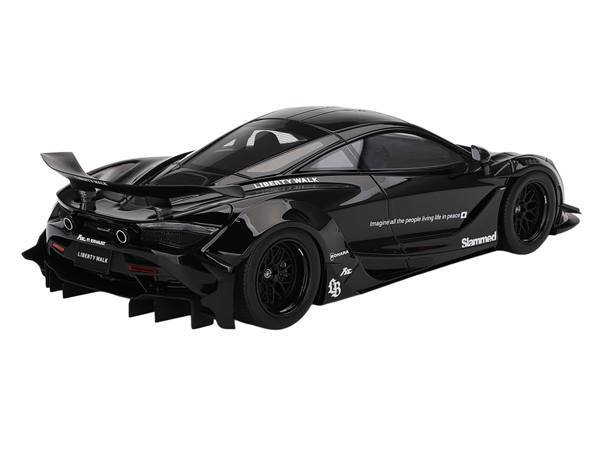 McLaren 720S "LB-Works" Black "Tokyo Auto Salon 2024" 1/18 Model by Top Speed