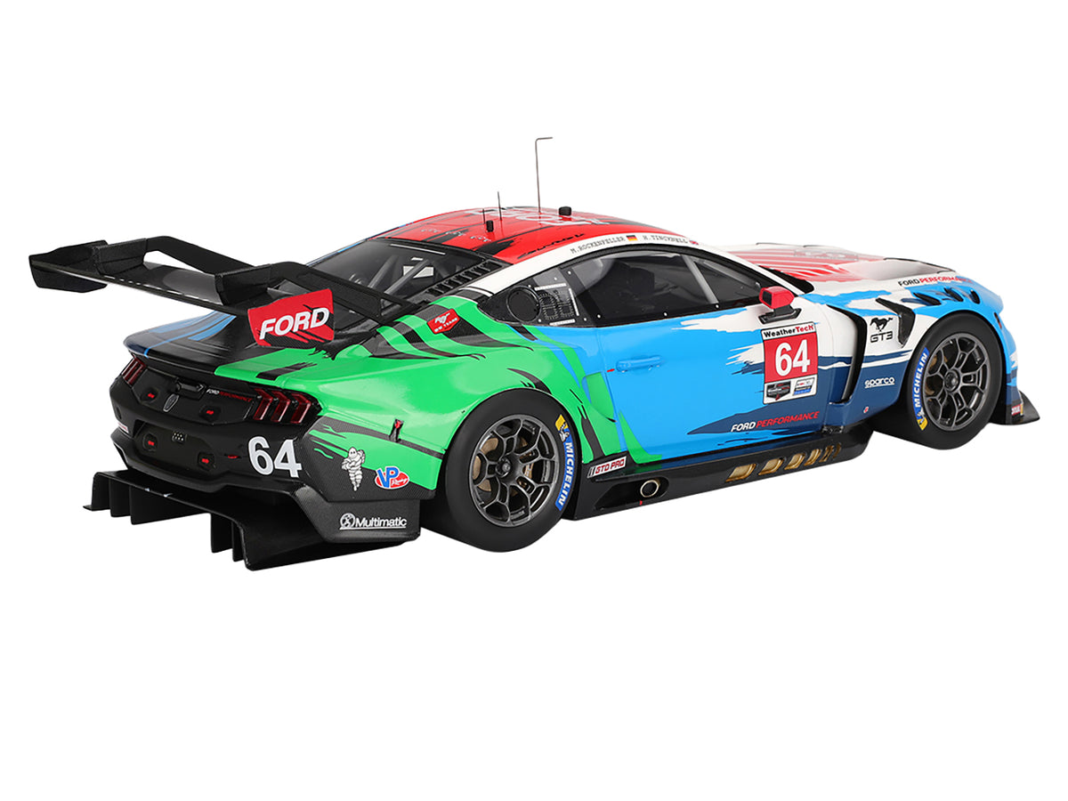 Ford Mustang GT3 #64 Mike Rockenfeller - Harry Tincknell 1/18 Model by Top Speed