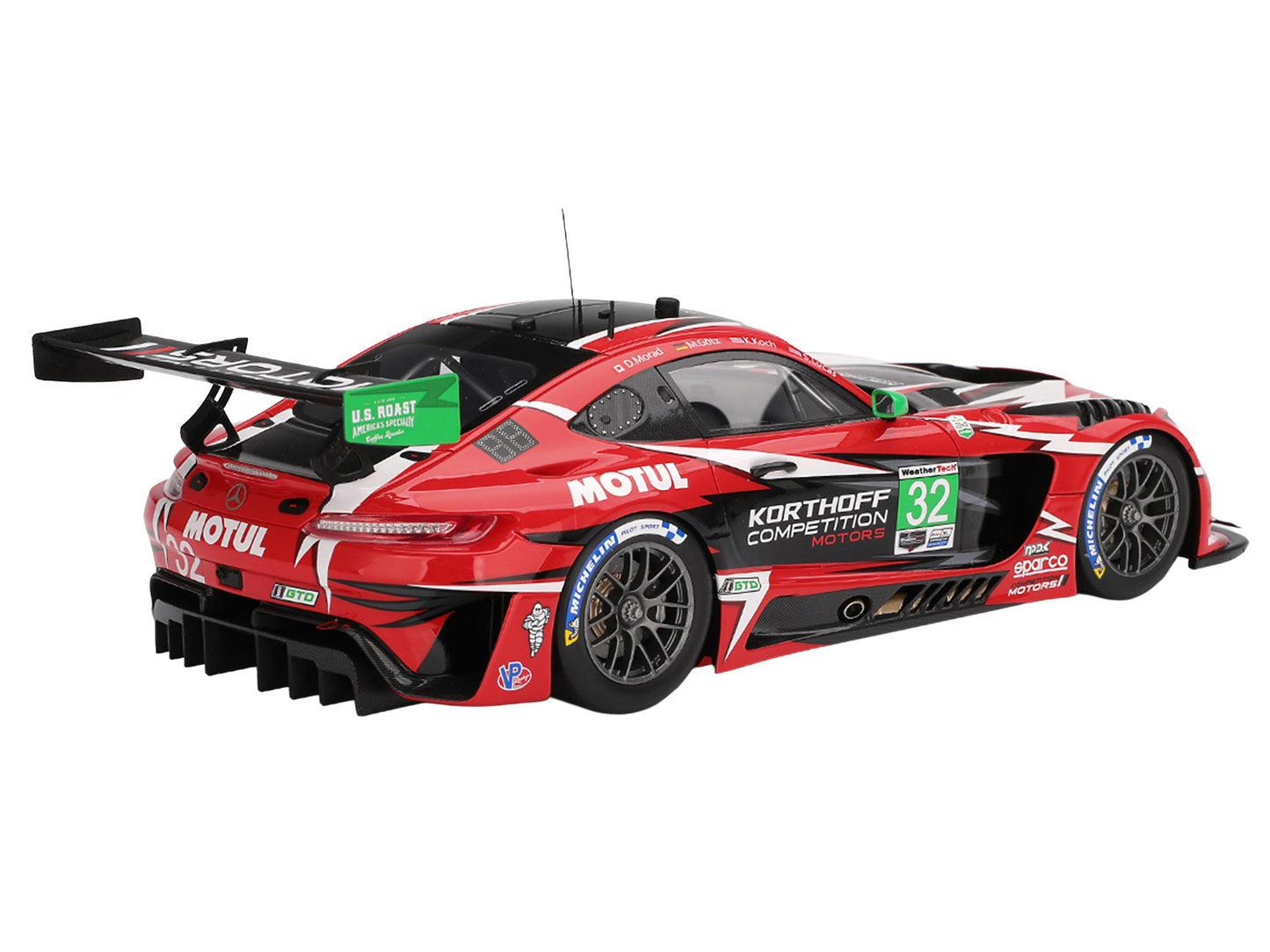 Mercedes-AMG GT3 EVO #32 Maximilian Gotz - Kenton Koch - Seth Lucas - Daniel Morad "Korthoff Competition Motors" IMSA "24 Hours of Daytona" (2025) 1/18 Model Car by Top Speed