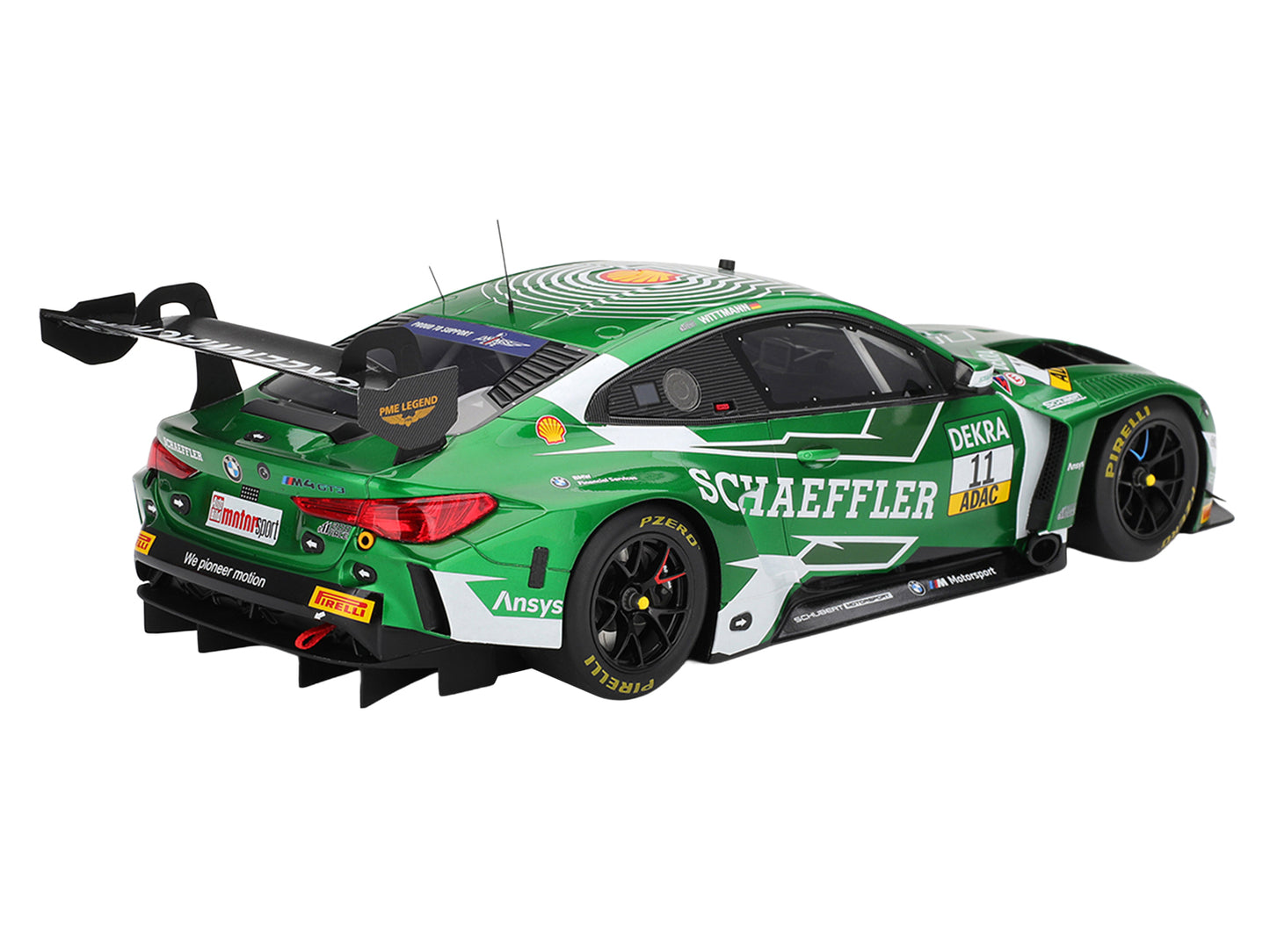 BMW M4 GT3 EVO #11 Marco Wittmann 200th DTM Race "Schubert Motorsport" "Deutsche Tourenwagen Masters - Zandvoort" (2025) 1/18 Model Car by Top Speed
