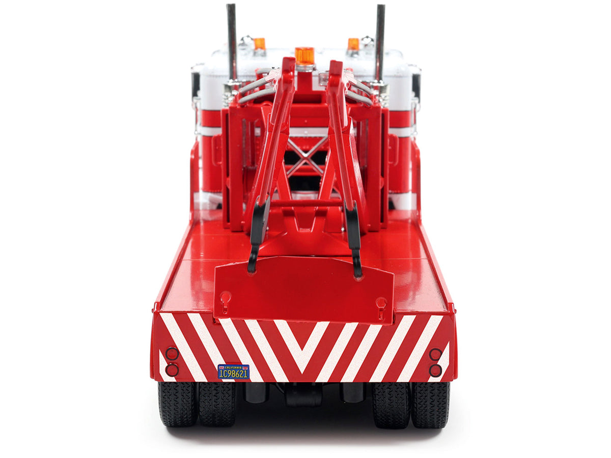 1987 Freightliner FLA Tow Truck Red & White 1/43 Diecast by IXO Models
