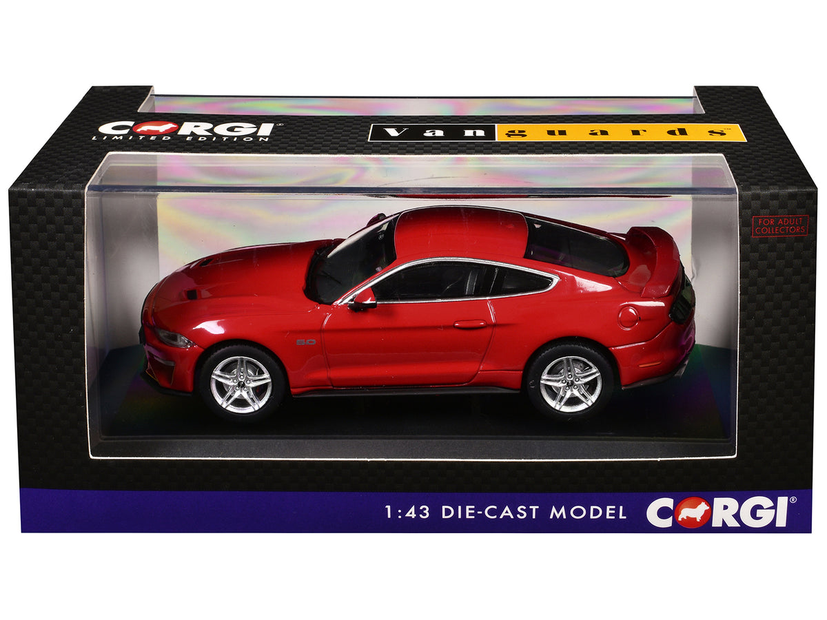 Ford Mustang Mk6 GT Fastback 5.0 RHD Race Red "Vanguards" Series 1/43 Diecast
