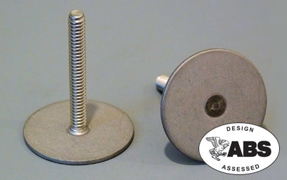 Weld Mount 1.50in Tall #10 ST125-1024-24SS SS Stud 1.25in Base 10 Pack