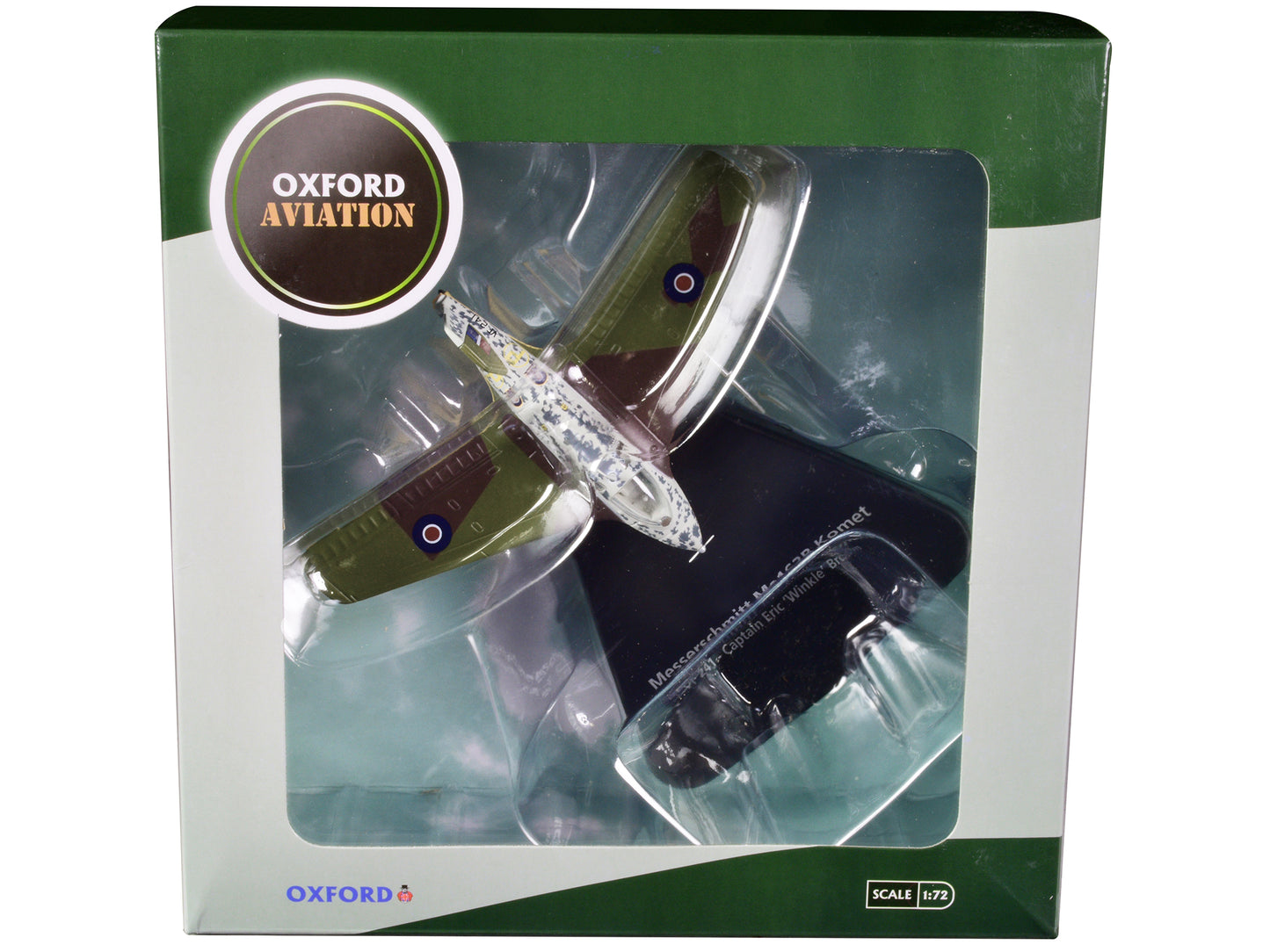 Messerschmitt Me 163B Komet Rocket Plane VF 241 Captain Eric 'Winkle' Brown "Oxford Aviation" Series 1/72 Diecast Model Airplane by Oxford Diecast