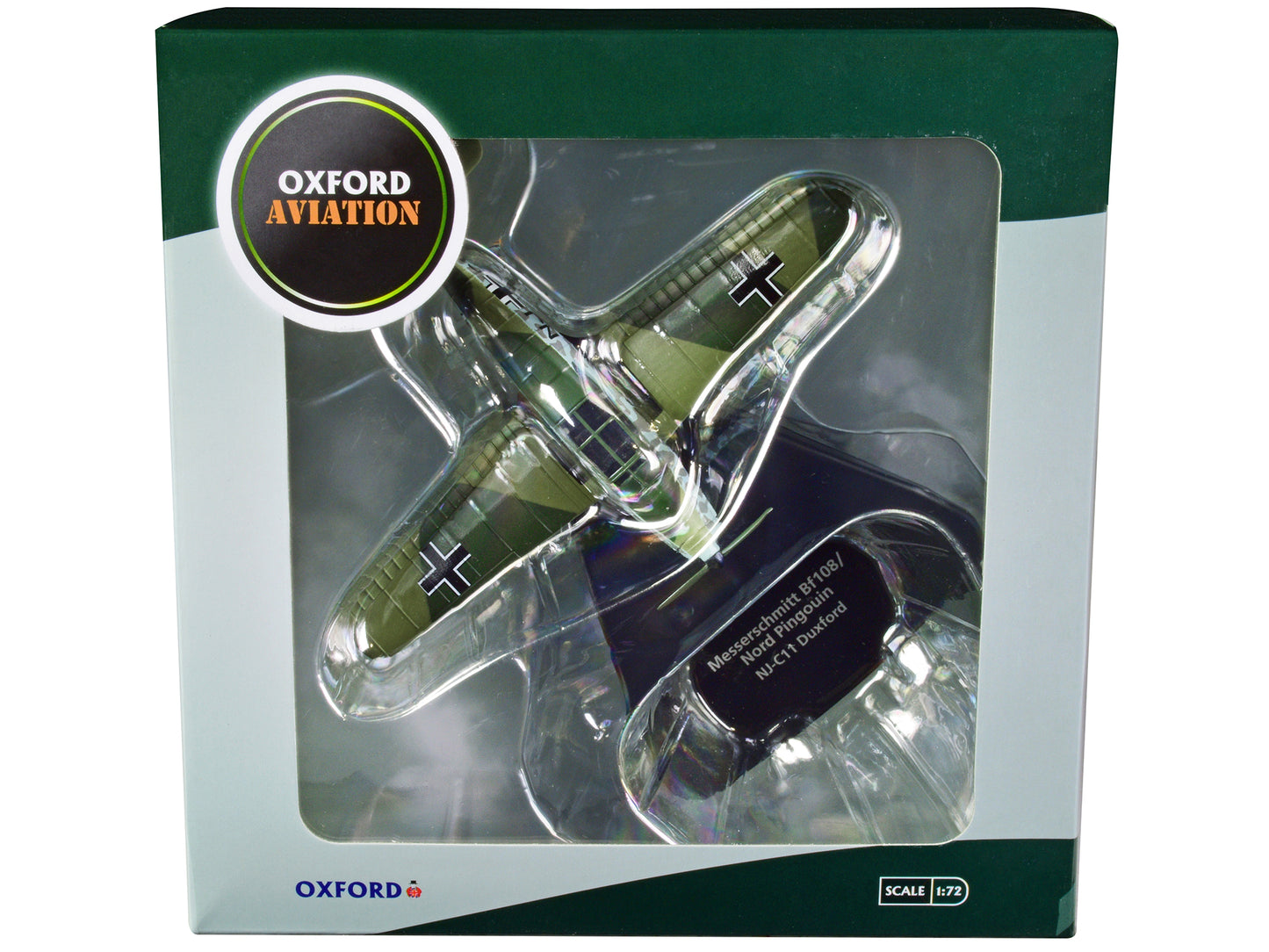 Messerschmitt Bf 108/Nord Pingouin War 1/72 Diecast Aircraft - Oxford Diecast