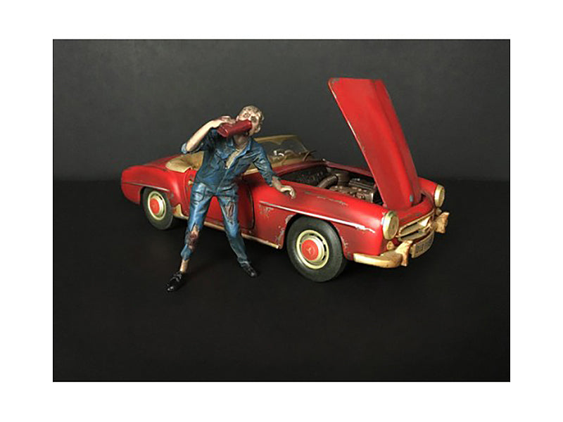 Zombie Mechanic Figurine III for 1/18 Scale Models by American Diorama <h2>Zombie Diorama</h2> <p>High-quality diecast model car perfect collectors and enthusiasts. Features detailed interior exterior