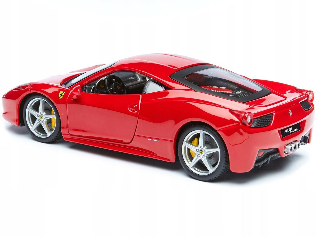 Ferrari 458 Italia Red 1/24 Diecast Model Car - Bburago