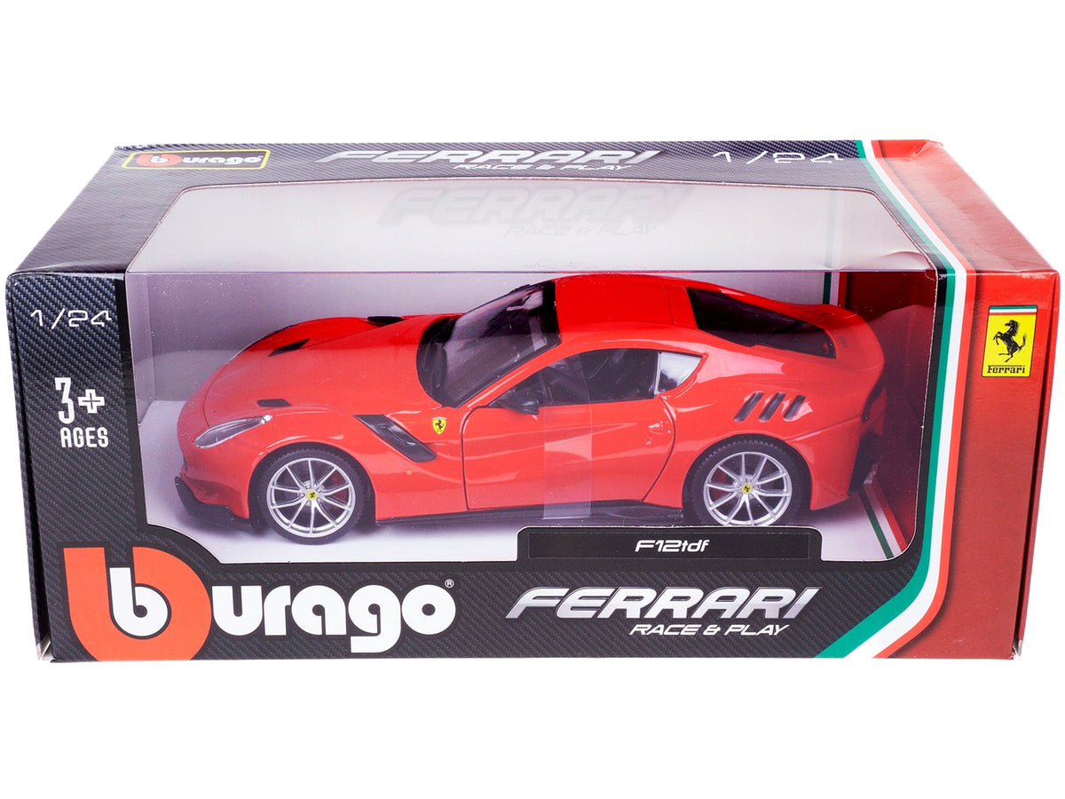 Ferrari F12 TDF Red 1/24 Diecast Model Car - Bburago