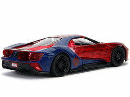 2017 Ford GT "Spider-Man" Theme "Marvel" Series 1/32 Diecast Model Car by Jada