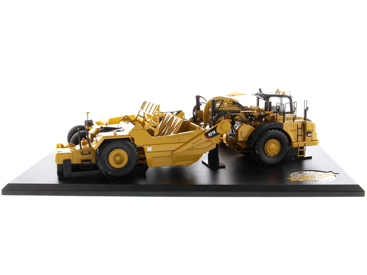 CAT Caterpillar 621K Tractor Scraper 1/50 Diecast Model Car - Diecast Masters