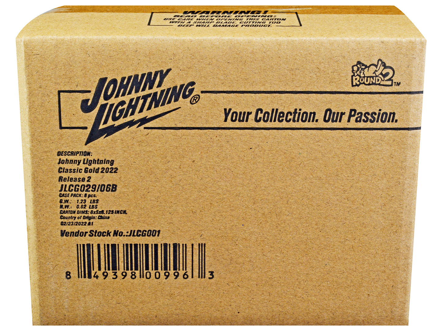 "Classic Gold Collection" 2022 Set B of 6 Cars Release 2 1/64 Diecast Model Cars by Johnny Lightning