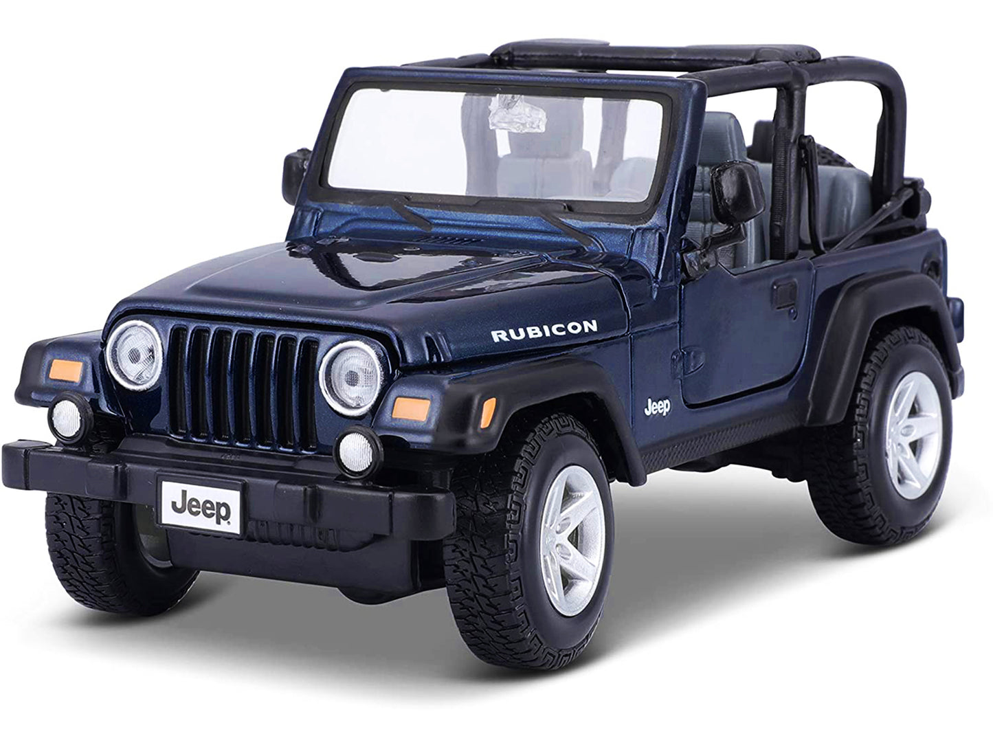 Jeep Wrangler Rubicon Dark Blue 1/27 Diecast Model Car by Maisto