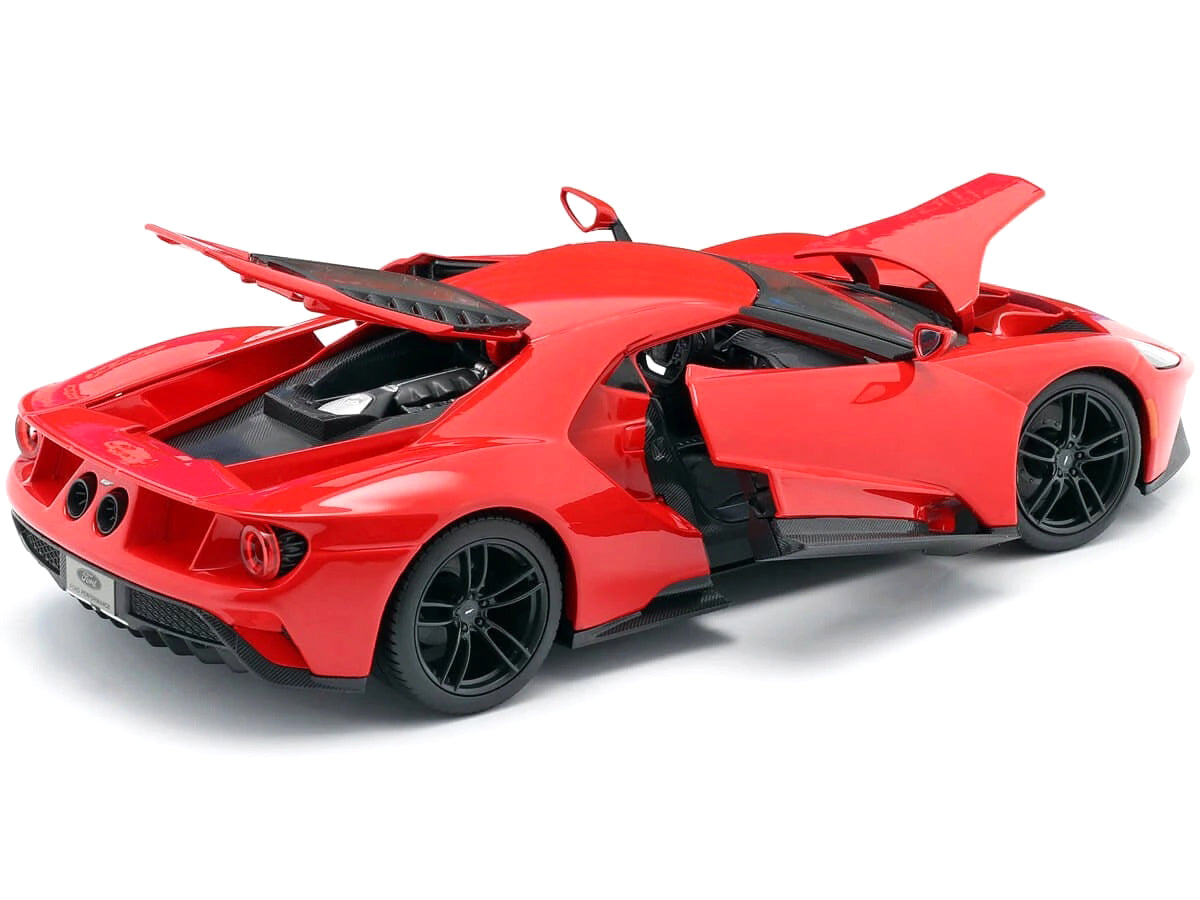 2017 Ford GT Red with Black Wheels 1/18 Diecast Model Car - Maisto