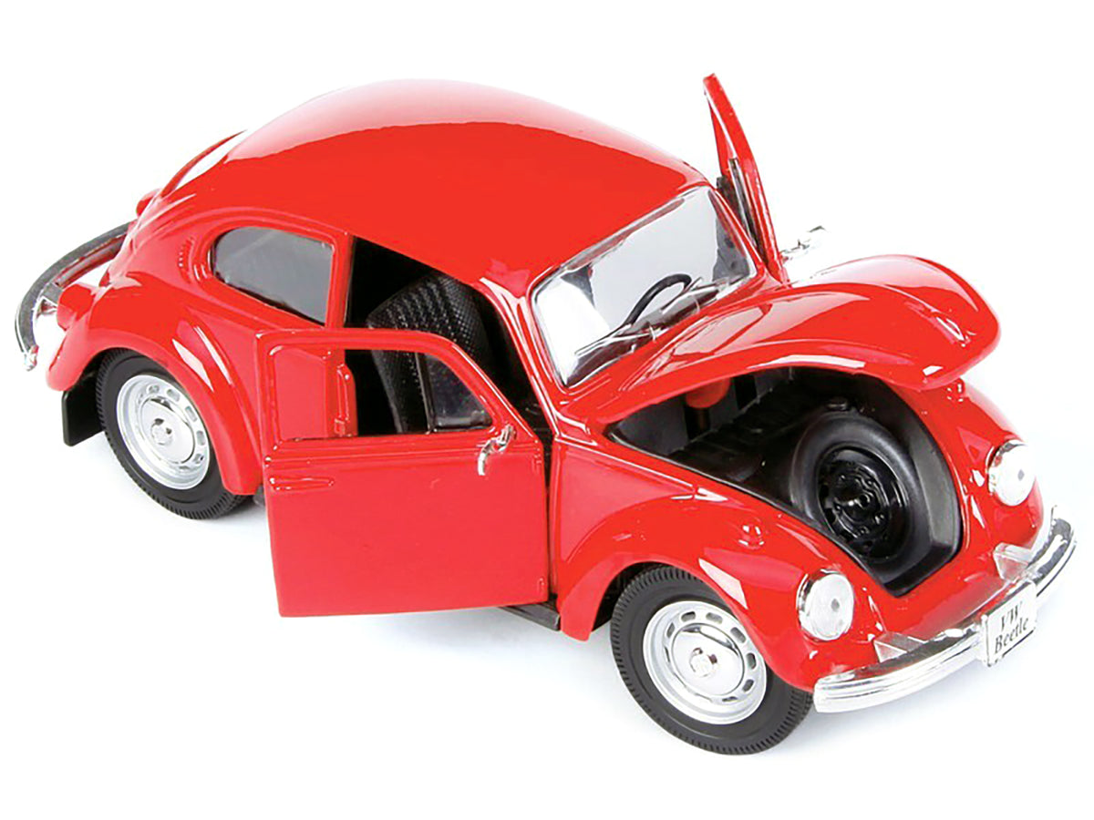 1973 Volkswagen Beetle Red 1/24 Diecast Model Car - Maisto