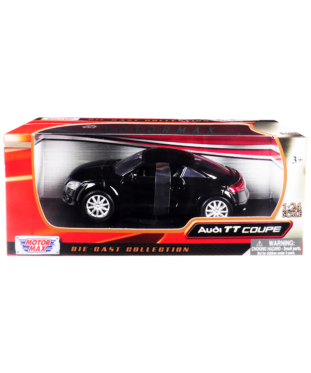 Audi TT Coupe Black 1/24 Diecast Model Car by Motormax <h2>Audi Motormax</h2> <p>High-quality perfect for collectors and enthusiasts. Features detailed interior exterior craftsmanship, realistic paint