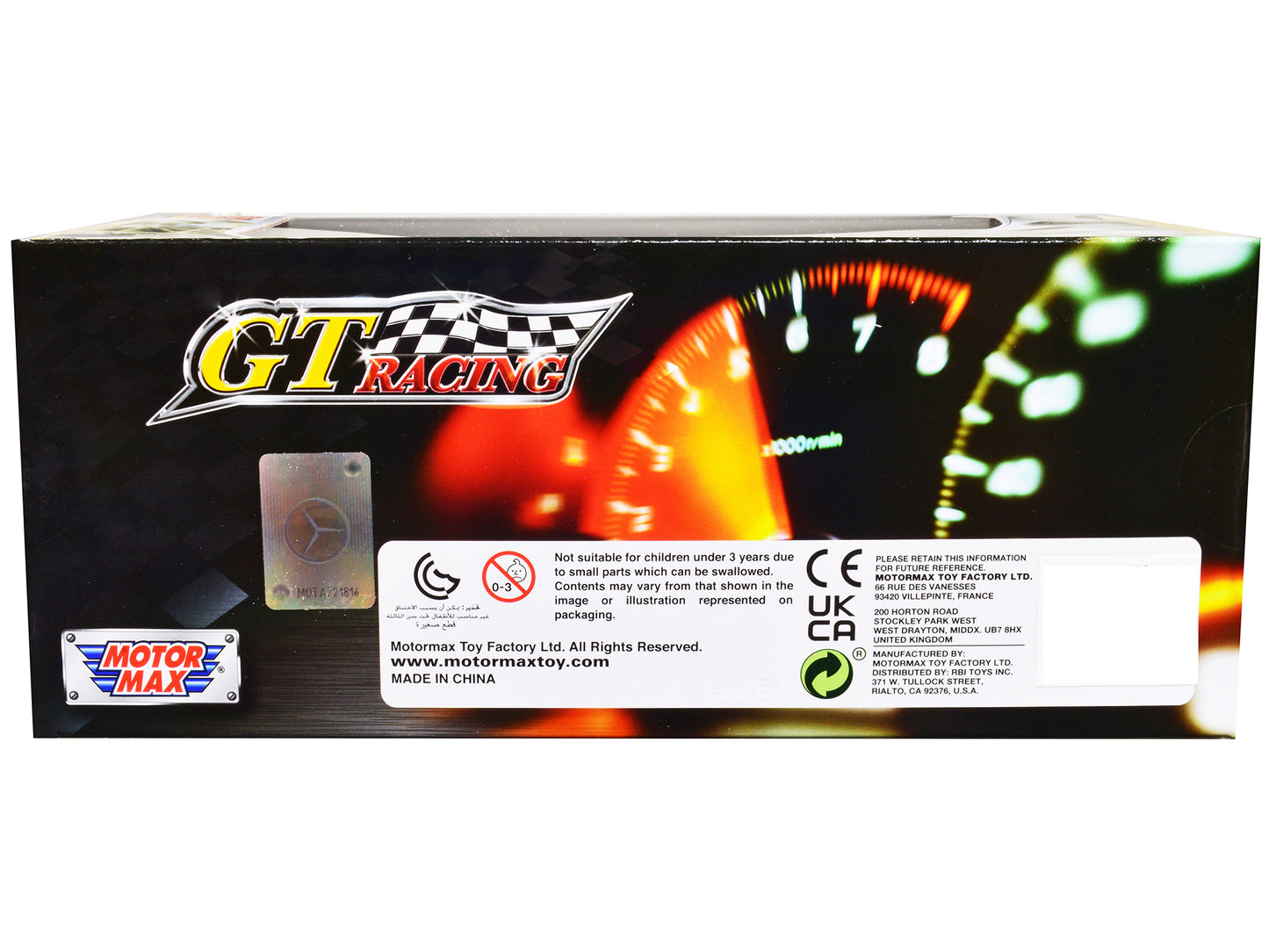 Ford GT #6 GT Racing 1/24 T&y Diecast Car Model by Motormax