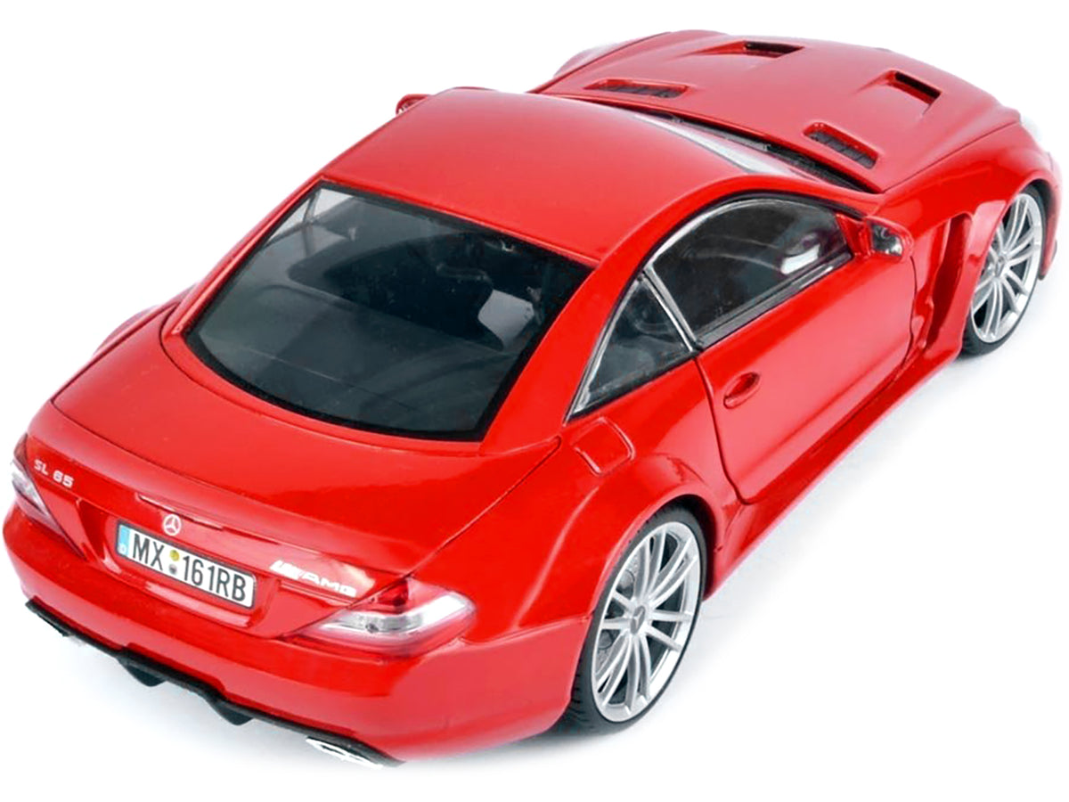 Mercedes SL65 AMG Black Series (R230) Red 1/18 Diecast Model Car - Motormax