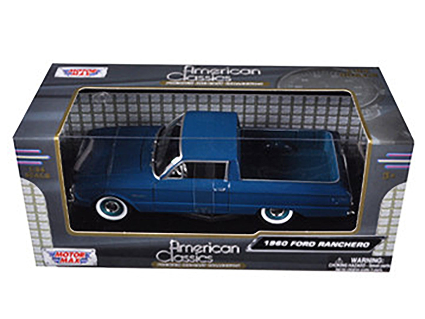 1960 Ford Falcon Ranchero Pickup Blue 1/24 Diecast Model Car by Motormax