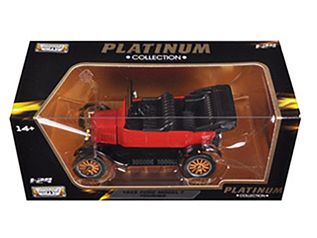 1925 Ford Model T Touring Red 1/24 Diecast Model Car - Motormax