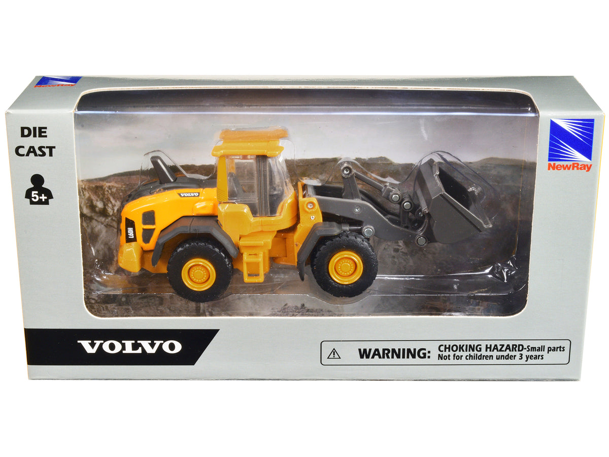 Volvo L60H Wheel Loader Yellow Diecast Model - New Ray