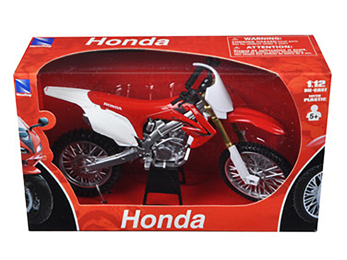 2012 Honda CR 250R Red 1/12 Diecast Motorcycle Model - New Ray