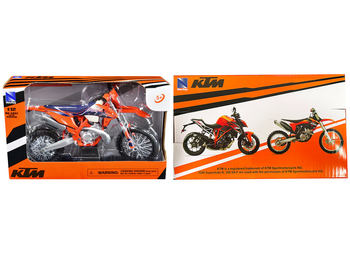 KTM 300 EXC-TPI Enduro Dirt Bike Motorcycle Orange 1/12 Diecast Model - New Ray