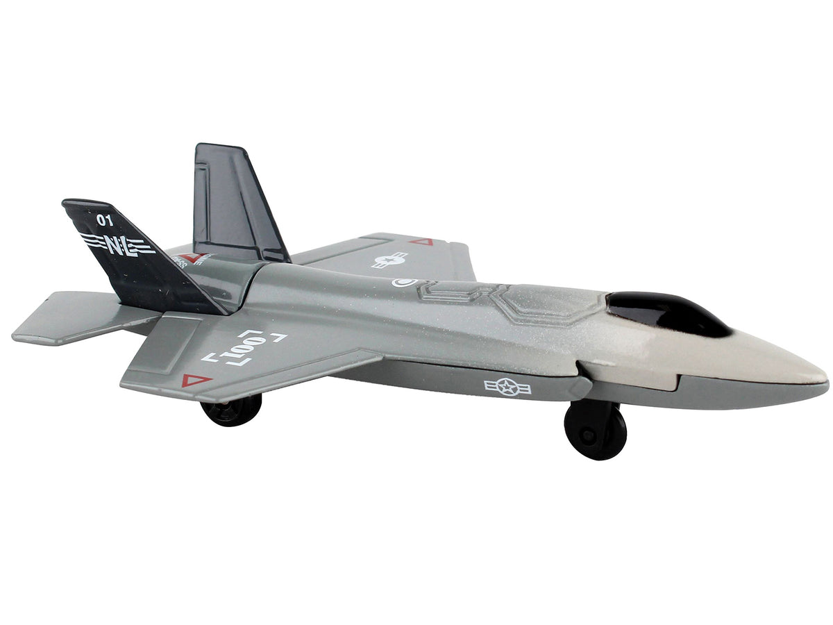Lockheed Martin F-35 Lightning II Aircraft Gray Diecast Airplane by Runway24