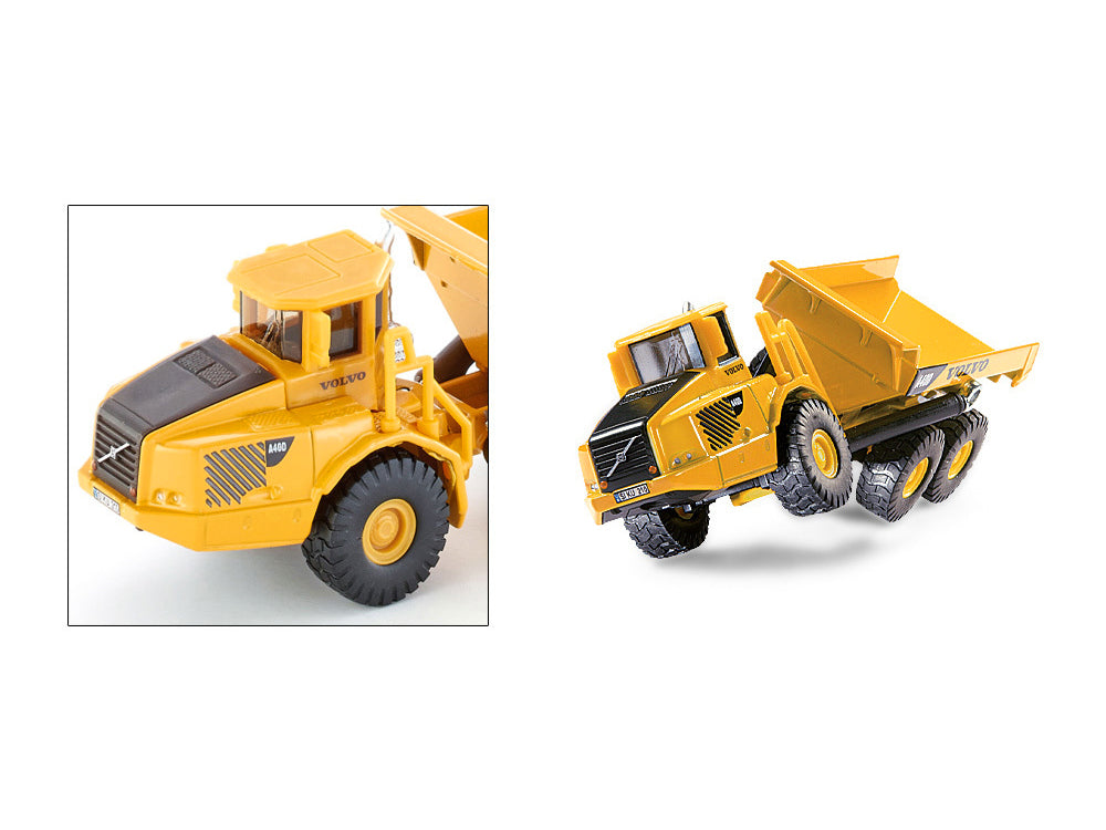 Volvo A40D Dump Truck Yellow 1/87 (HO) Diecast by Siku