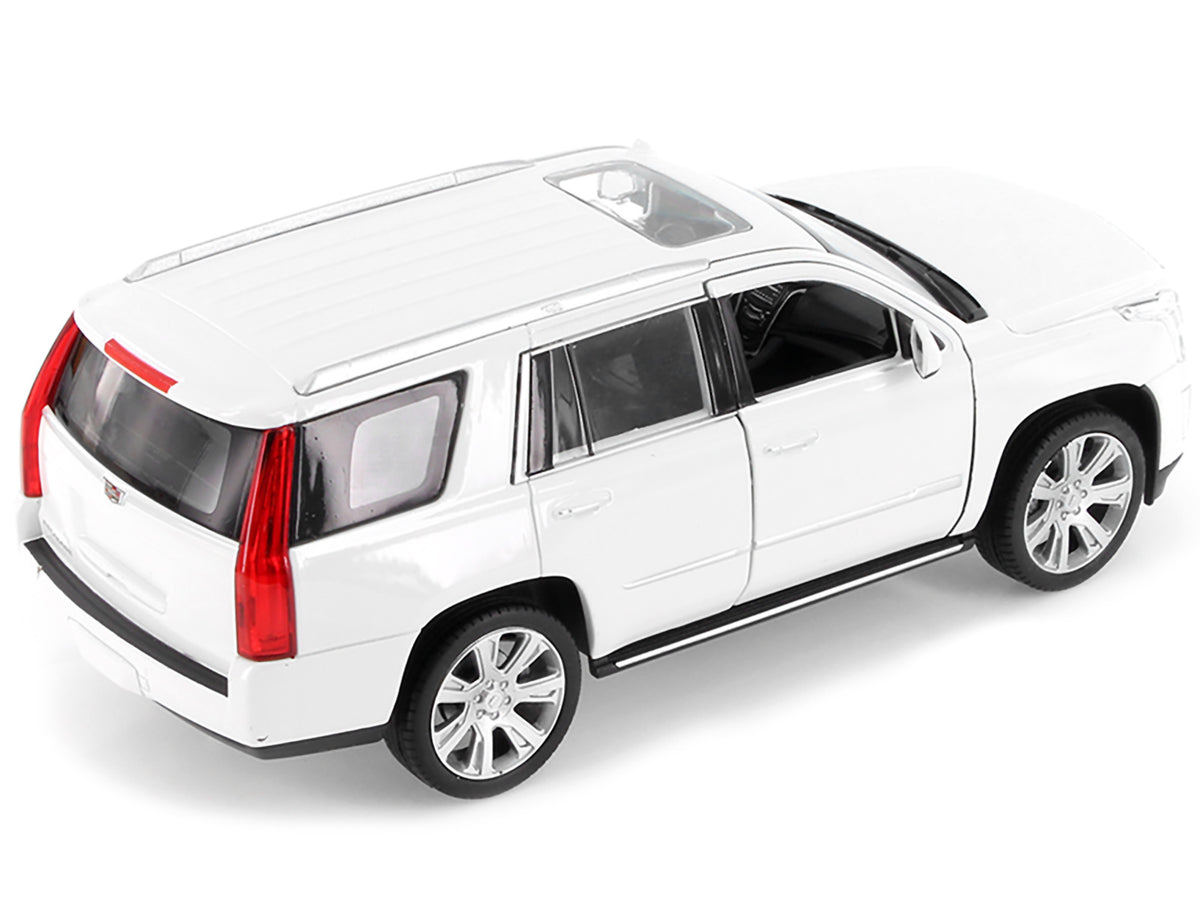2017 Cadillac Escalade with Sunroof White 1/24-1/27 Diecast by Welly
