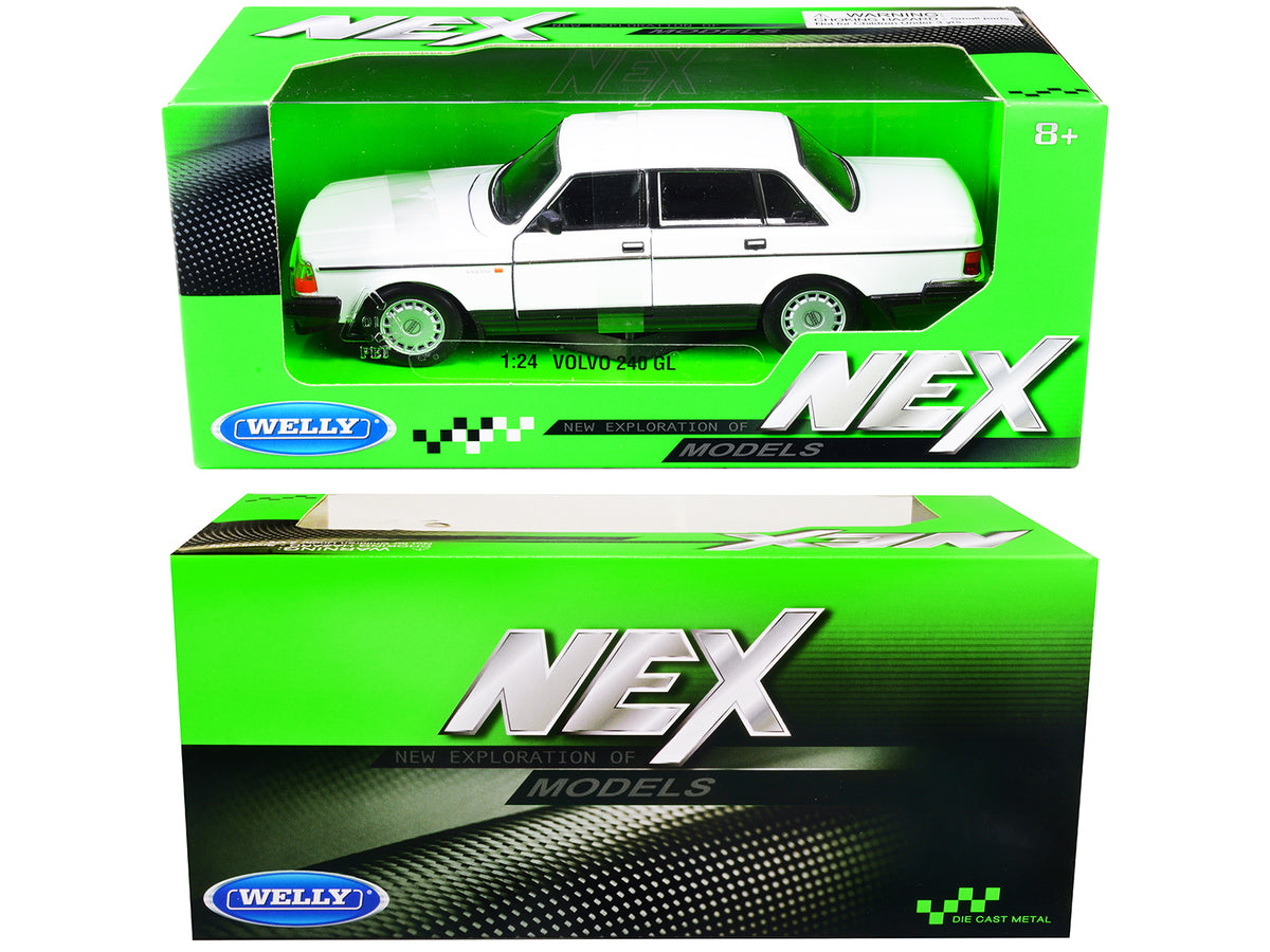 Volvo 240 GL White "NEX Models" 1/24 Diecast by Welly
