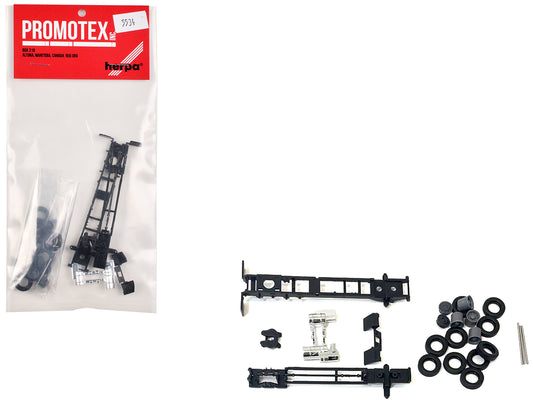 Long Chassis Kit for Mack Cabs 1/87 (HO) Plastic Model by Promotex T&y