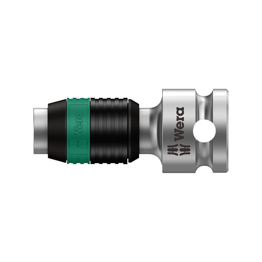 Wera Bit Adapter 3/8â€³ Square to 1/4â€³ Hex with Quick-Release Chuck - Length 1-3/4â€³ (44mm)