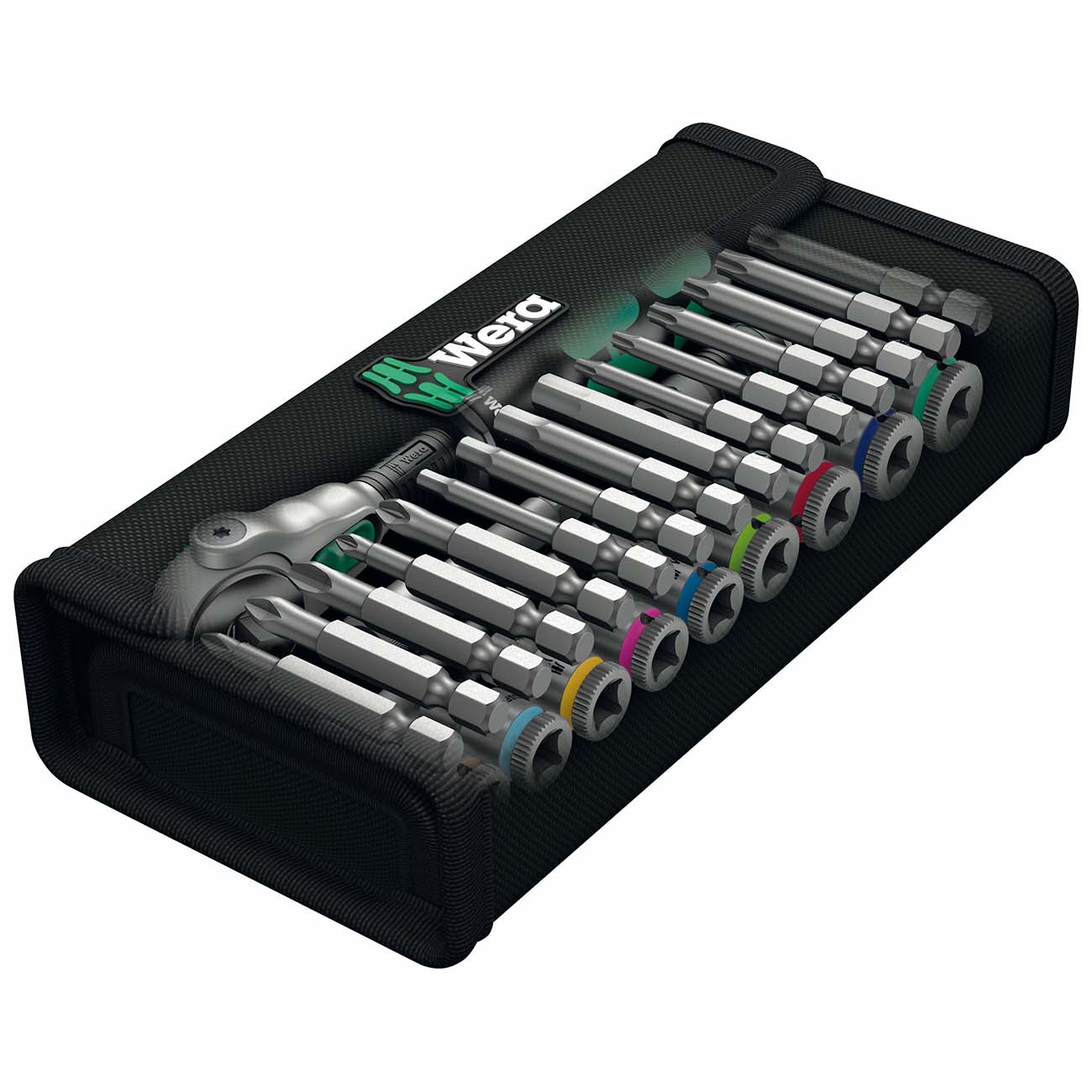 Wera 1/4" Drive Multi-Function Ratchet and SAE Socket Set (28-Piece)
