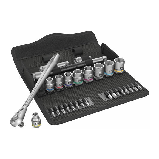 Wera 3/8â€ Drive Switch Ratchet SAE Socket/Bit Set (29-Piece)