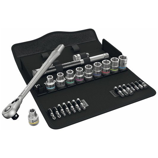 Wera 1/2â€ Drive Switch Ratchet Metric Socket/Bit Set (29-Piece)
