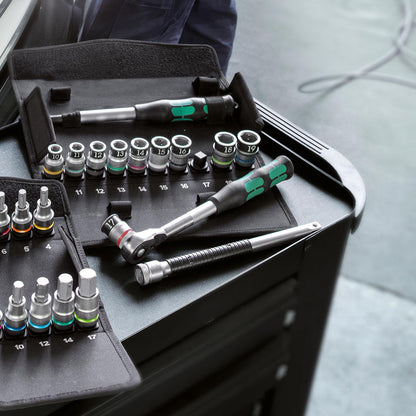 Wera 1/2â€ Drive Hybrid Switch Ratchet with Extension