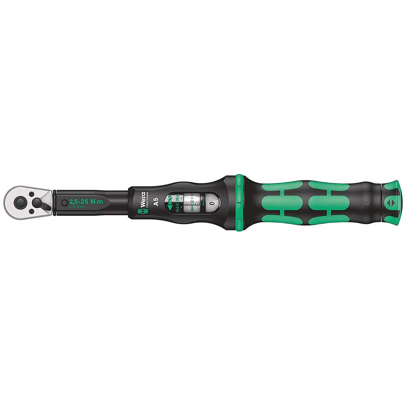 Wera 1/4" Drive Metric Torque Wrench/Bit Set for Bicycles/E-bikes - 2.5-25 Nm (16 Piece)