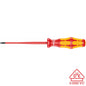 Wera VDE Insulated Screwdriver: Slotted 3.5 x 100mm (with Reduced Shaft Diameter)
