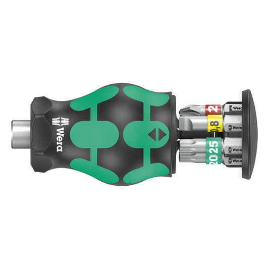 Wera Bitholding Stubby Screwdriver - Includes 6 Bits