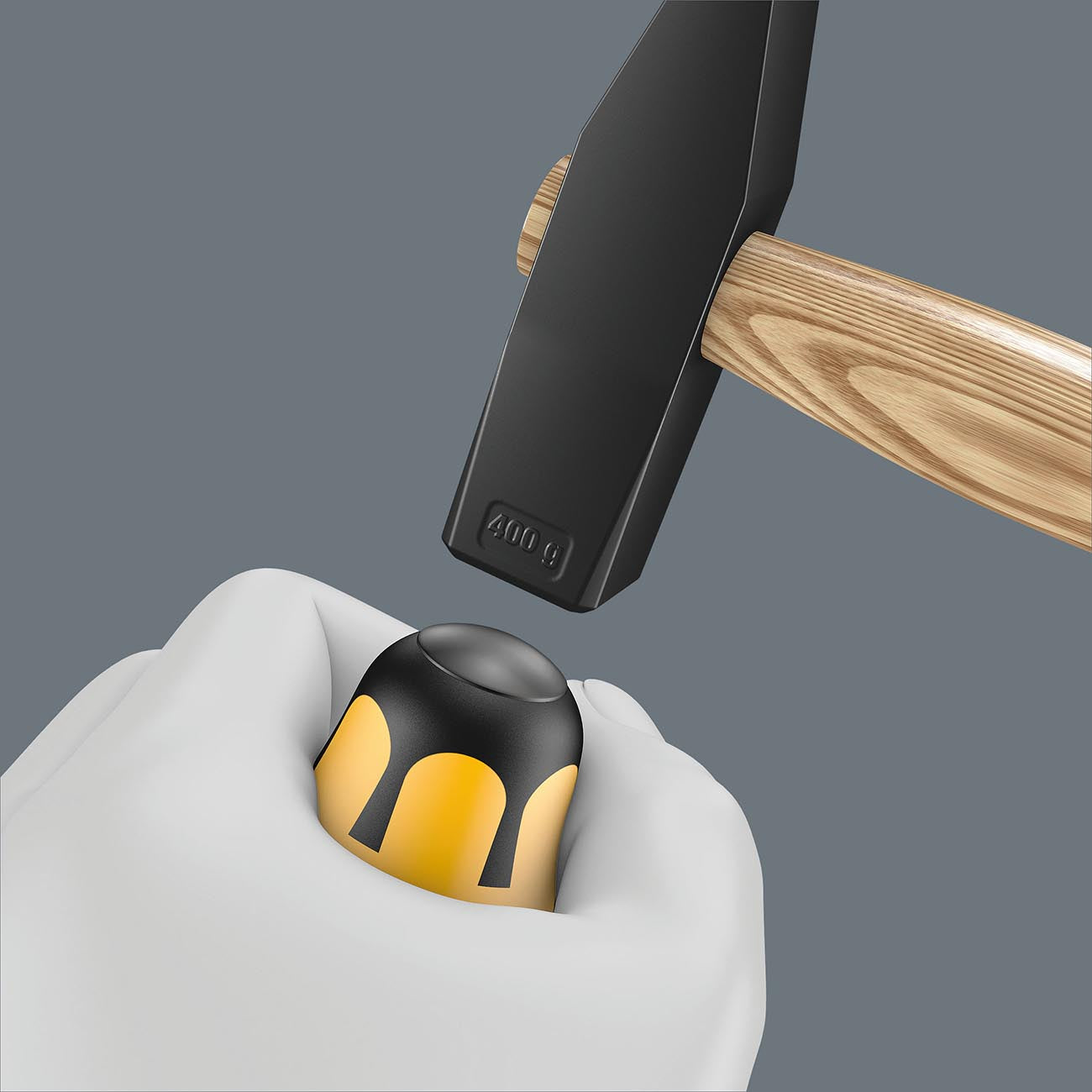 Wera Chiseldriver Screwdriver: Phillips PH #3 x 150mm (with Impact Cap)