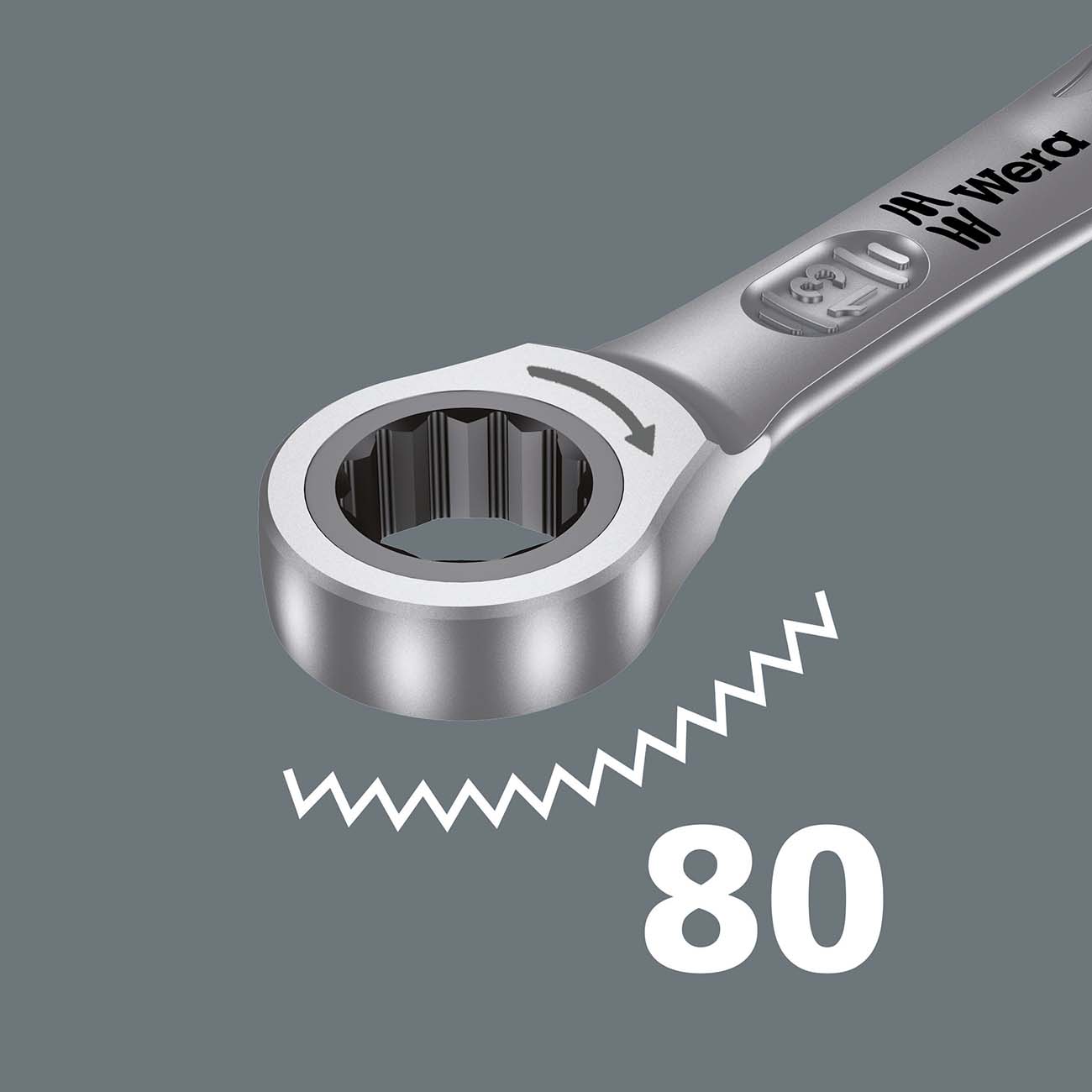 Wera Joker SAE Ratcheting Combination Wrench 8 Piece Set
