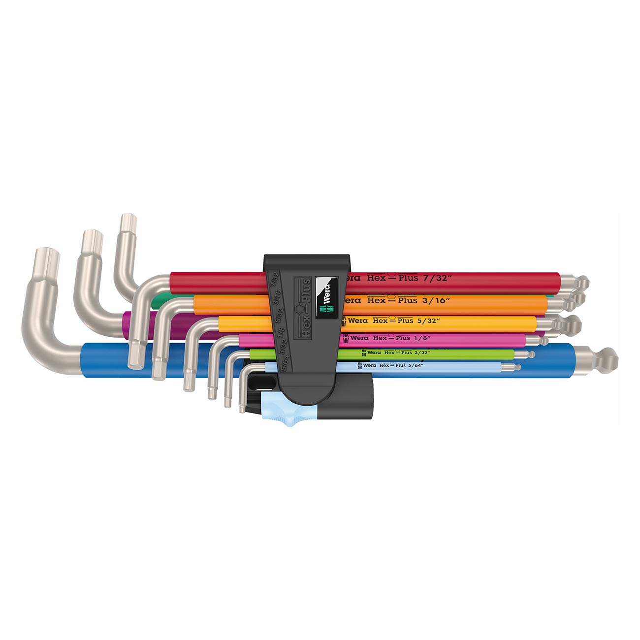 Wera SAEÂ Hex-Plus Stainless Steel Wrench Set  (9-Piece Set)