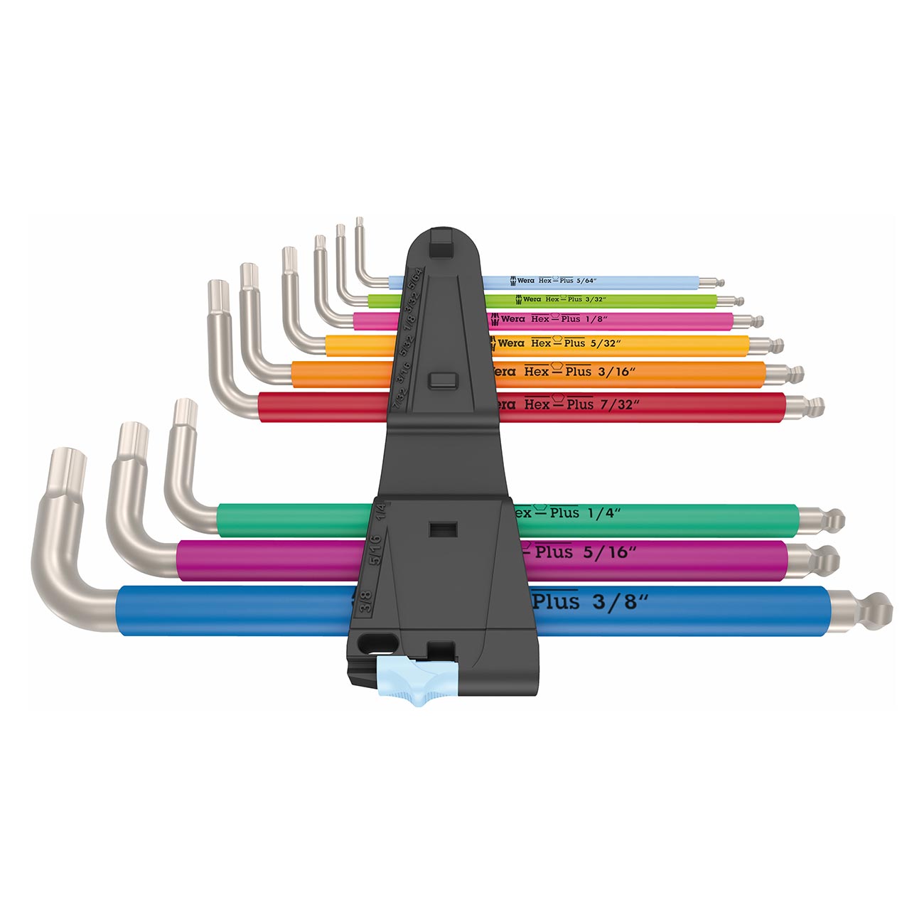 Wera SAEÂ Hex-Plus Stainless Steel Wrench Set  (9-Piece Set)