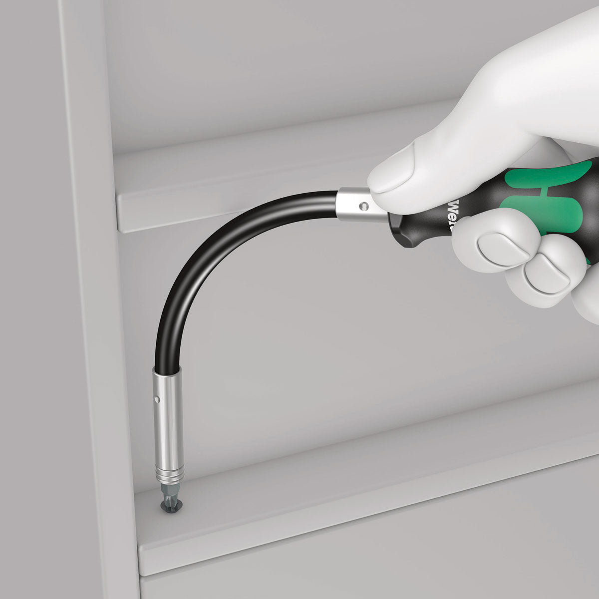 Wera Flexible Shaft  Extra Slim Bitholding Screwdriver for 1/4â€³ Bits