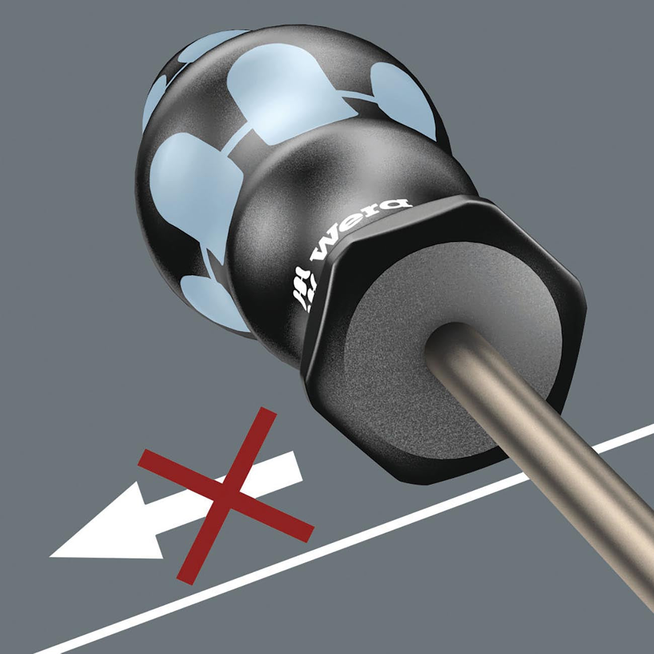 Wera Stainless Steel Screwdriver: Slotted 0.5 x 3.0 x 80mm (without LaserTip)