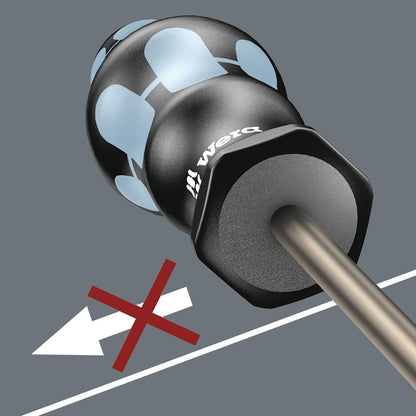 Wera Stainless Steel Screwdriver: Slotted 0.5 x 3.0 x 80mm (without LaserTip)