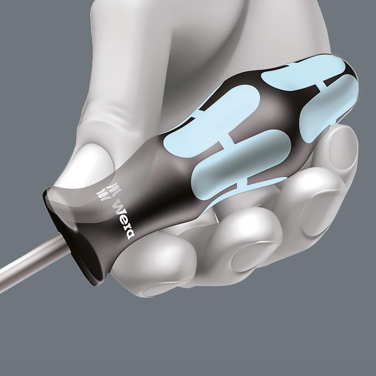 Wera Stainless Steel Screwdriver: Slotted 1.2 x 6.5 x 150mm (with Lasertip)