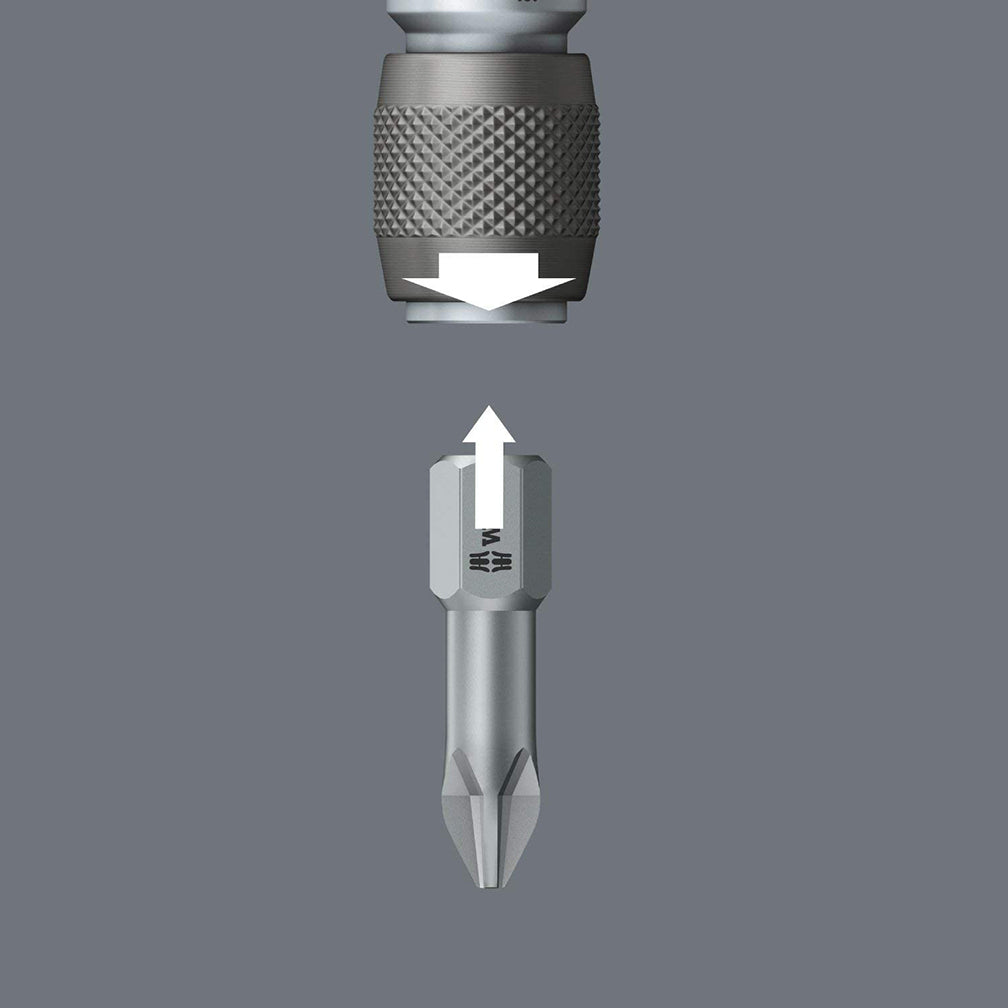 Wera 1/4â€ Adapter with Quick-Release Chuck