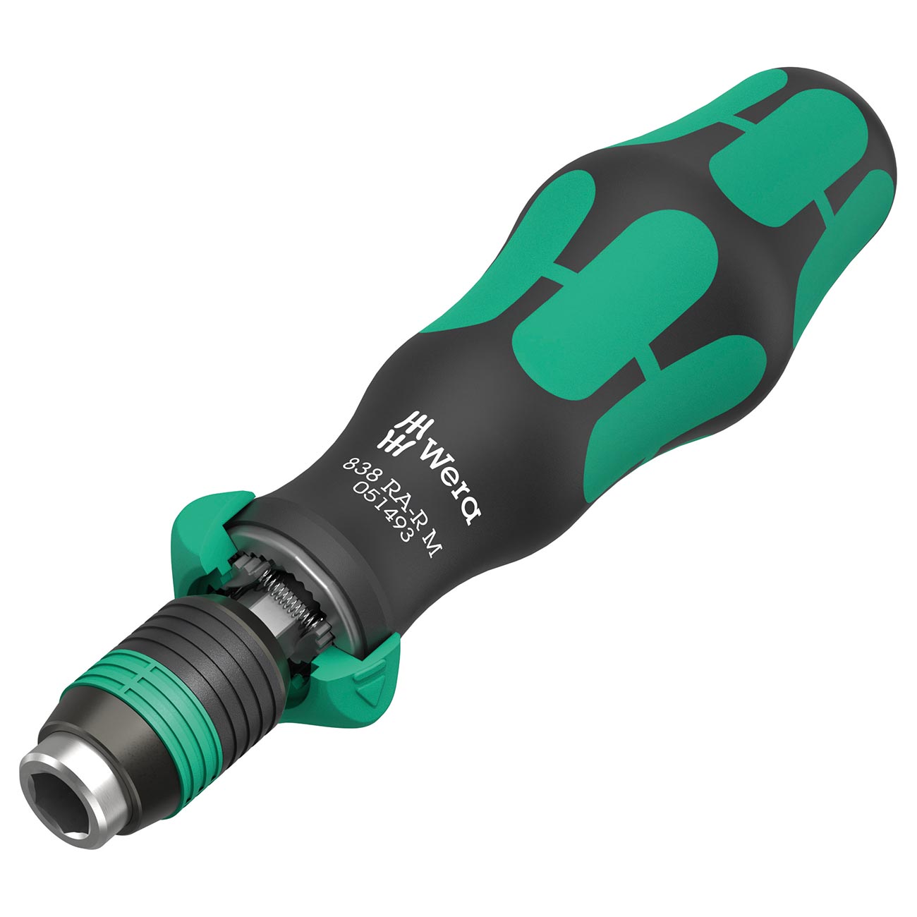Wera Ratcheting Bit-holding Screwdriver Handle with Quick Release Chuck
