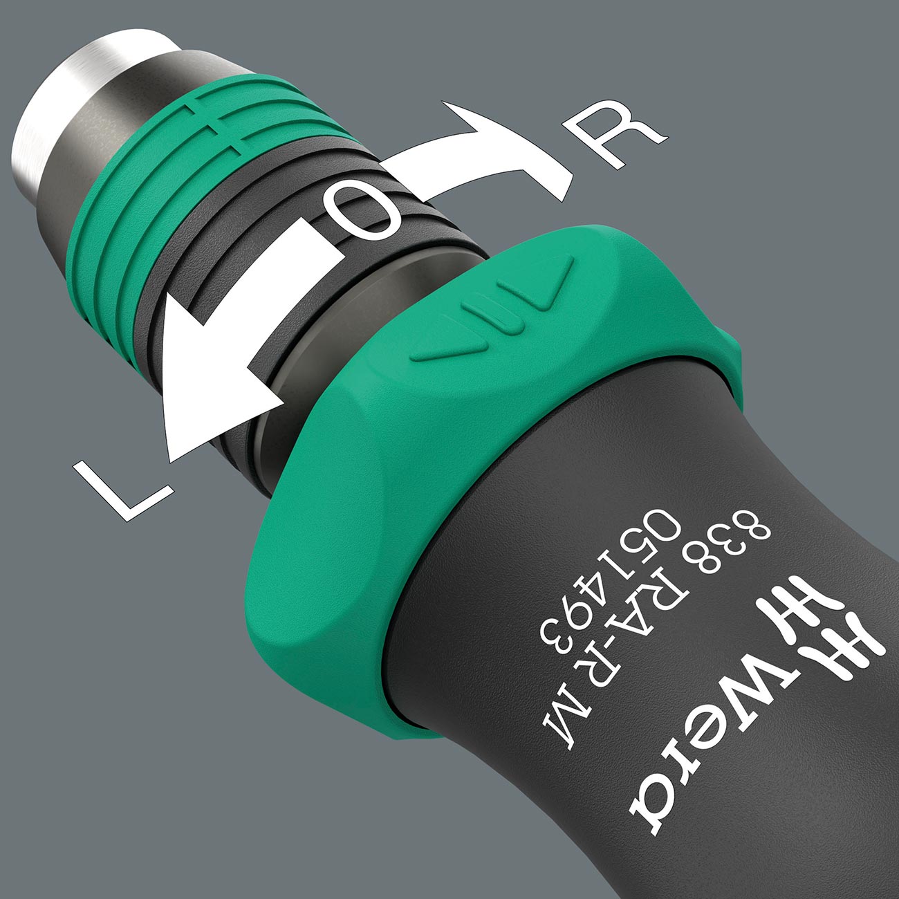 Wera Ratcheting Bit-holding Screwdriver Handle with Quick Release Chuck